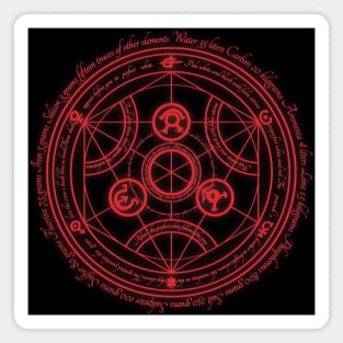 Human Transmutation Circle Magnet